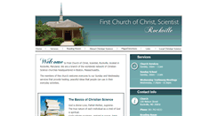 Desktop Screenshot of christiansciencerockville.org